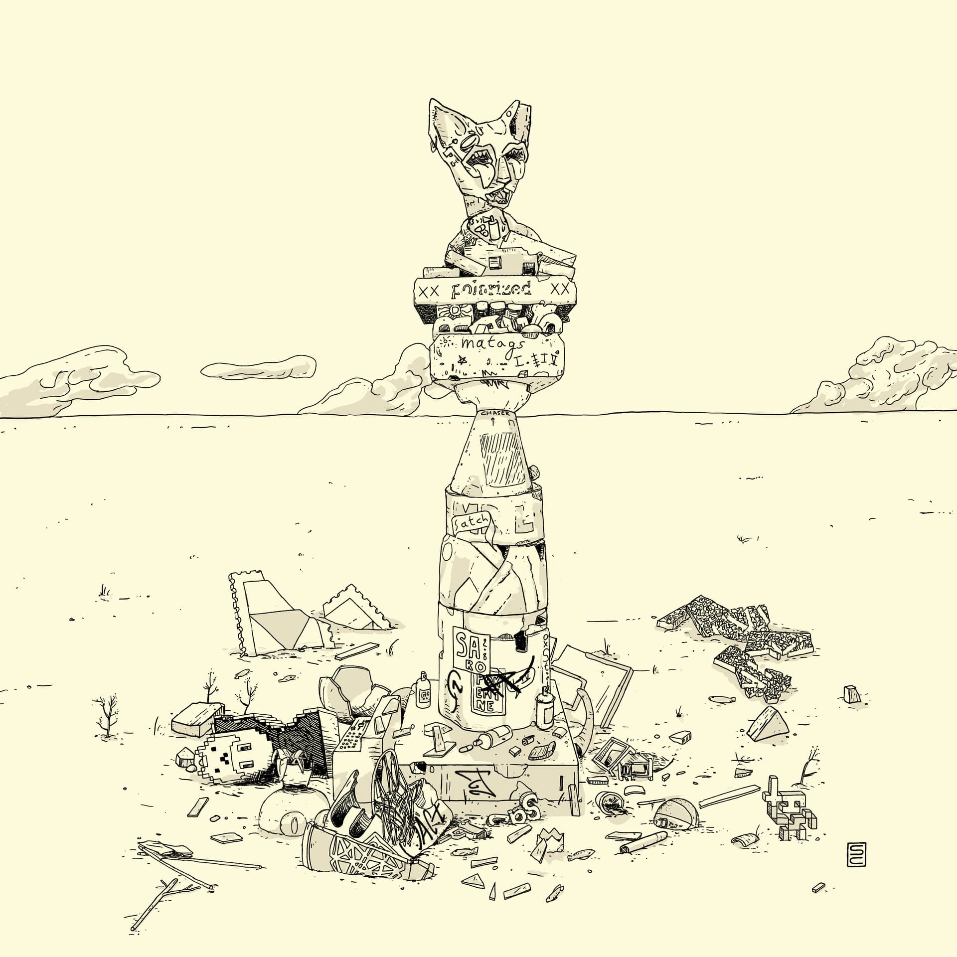 Totem #1 by Sirius Crocodile